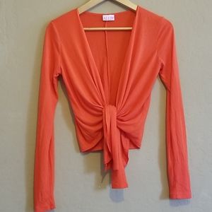 Red/orange cardigan